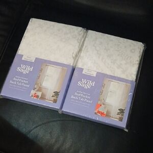 BB&B Sheer White Panels